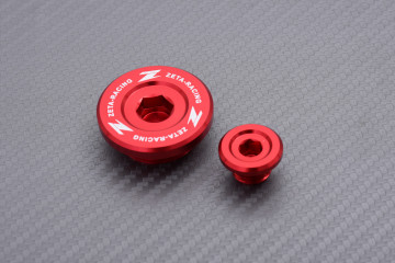 Bouchons carter moteur ZETA Aluminium HONDA CRF / RALLY / MONKEY CROSS CUB 50 / 110 / 125 / 250 2018 - 2019 REF: ZE9-1150
