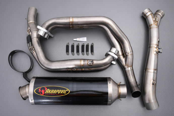 Linea completa terminale AKRAPOVIC EVOLUTION 2 Titanio SUZUKI GSXR 600 / 750 2004 - 2005