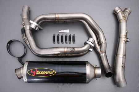 Sistema de escape completo AKRAPOVIC EVOLUTION 2 Titanio SUZUKI GSXR 600 / 750 2004 - 2005