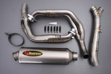 Complete Akrapovic exhaust system EVOLUTION 2 Titanium SUZUKI GSXR 600 / 750 2004 - 2005