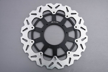 Disco freno anteriore maggiorato 320 mm con staffa di decentramento HONDA CRF / CR 125 / 250 / 450 2004 - 2018 Disco freno anteriore maggiorato 320 mm con staffa di decentramento HONDA CRF / CR 125 / 250 / 450 2004 - 2018