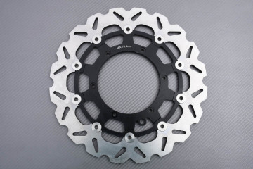Disco de freno delantero de gran tamaño 320 mm con soporte de desplazamiento HUSABERG FE / FS 450 / 550 / 650 2004 - 2008