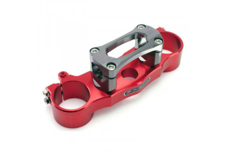 Té supérieur avec Pontets 28.6mm ZETA en Aluminium HONDA CRF 110 / 125 F 2013 - 2022 REF: ZE11-1102