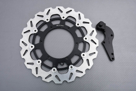 Disco de freno delantero de gran tamaño 320 mm con soporte desplazamiento KTM EXC / EXCF / XCF / SX 200 / 250 / 300 / 400 / 450
