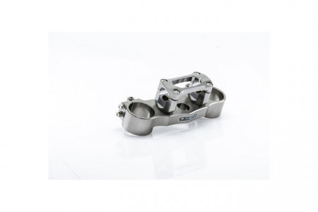 Té supérieur avec Pontet 28.6mm ZETA en Aluminium KAWASAKI KXF / KX 125 / 250 / SUZUKI RMZ 250 2004 - 2006 REF: ZE11-2123