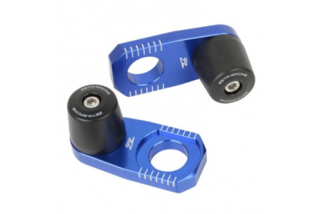 Pareja de Tensores de cadena de aluminio con protección del basculante ZETA YAMAHA WRR / WRX 250 2007 - 2017