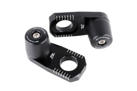 Pareja de Tensores de cadena de aluminio con protección del basculante ZETA YAMAHA WRR / WRX 250 2007 - 2017