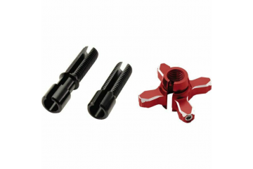 ZETA Rueda de ajuste del cable de embrague de aluminio