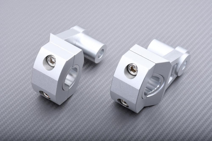 Pareja de realces universales para manillar 22 mm - DESIGN 3