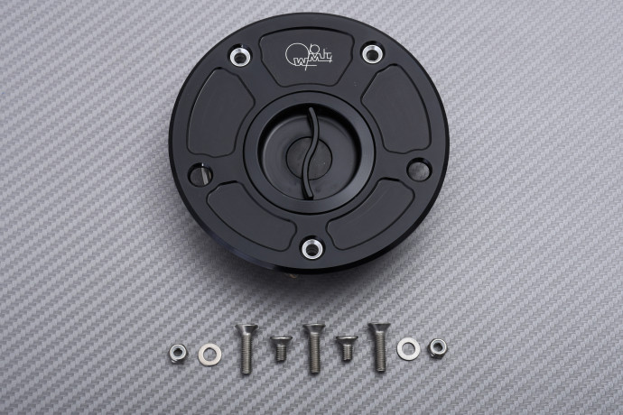 Aluminium 1/4 turn fuel cap TWM SUZUKI 3 Holes Aluminium 1/4 turn fuel cap TWM SUZUKI 3 Holes