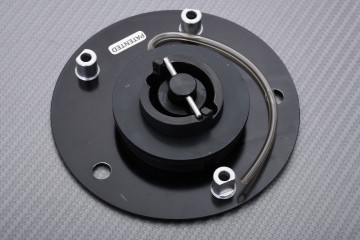 Aluminium 1/4 turn fuel cap TWM SUZUKI 3 Holes Aluminium 1/4 turn fuel cap TWM SUZUKI 3 Holes