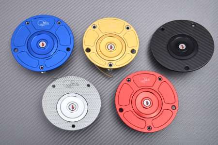 Trappe à essence en aluminium TWM avec clés SUZUKI 3 Trous