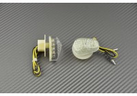 Paire de clignotants avant goutte d'eau Yamaha R1 02/14 &  R6 03/16