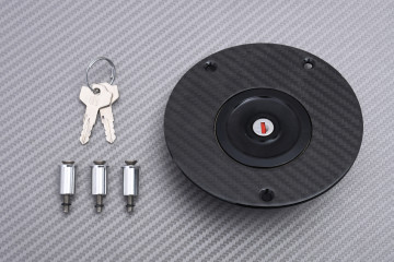 Trappe à essence carbone et aluminium TWM avec clés HONDA