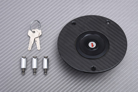 Trappe à essence carbone et aluminium TWM avec clés HONDA
