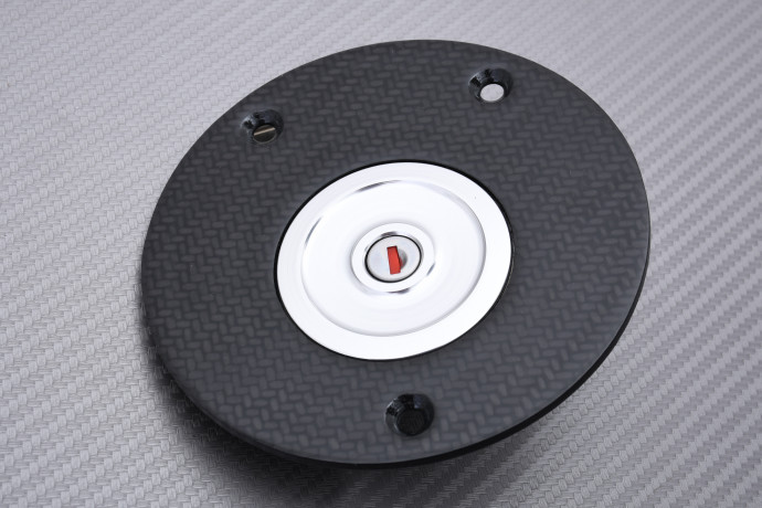 Carbon- und Aluminium-TWM-Tankdeckel mit Schlüsseln KAWASAKI Carbon- und Aluminium-TWM-Tankdeckel mit Schlüsseln KAWASAKI