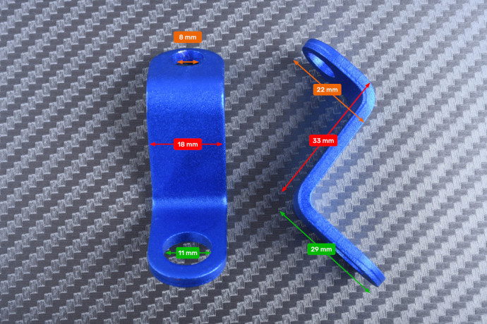 Brake fluid reservoir offset bracket OEM type Brake fluid reservoir offset bracket OEM type