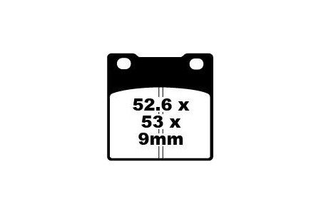 Jeu de plaquettes de frein EBC FA063 FA063V FA063HH Utilisation Route