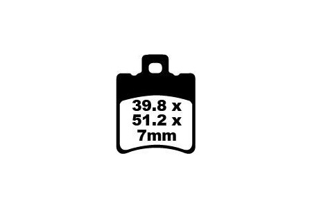 Jeu de plaquettes de frein EBC SFA193 SFA193HH,SFAC193 Utilisation Ville et Route