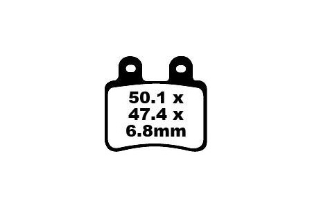 EBC Bremsbelagsatz Verwendung Stadt und Straße SFA350 SFAC350,SFA350HH