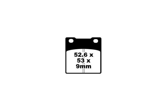 Jeu de plaquettes de frein EBC FA063 FA063V FA063HH Utilisation Route Jeu de plaquettes de frein EBC FA063 FA063V FA063HH Utilisation Route