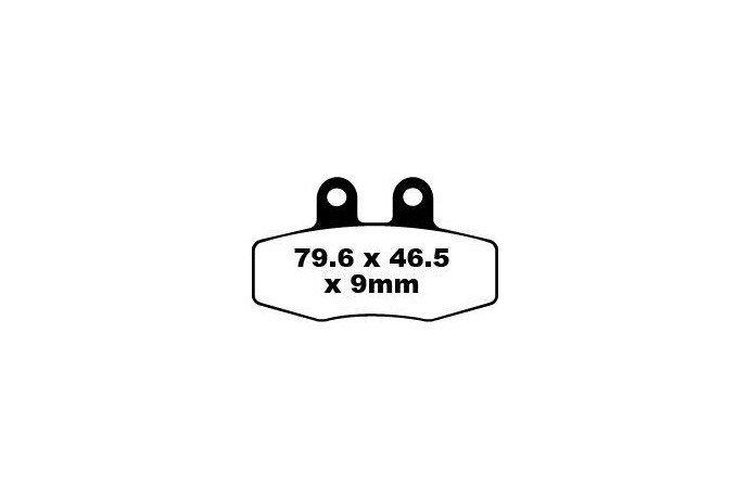 Jeu de plaquettes de frein EBC Performance FA132R Utilisation Intensive Jeu de plaquettes de frein EBC Performance FA132R Utilisation Intensive