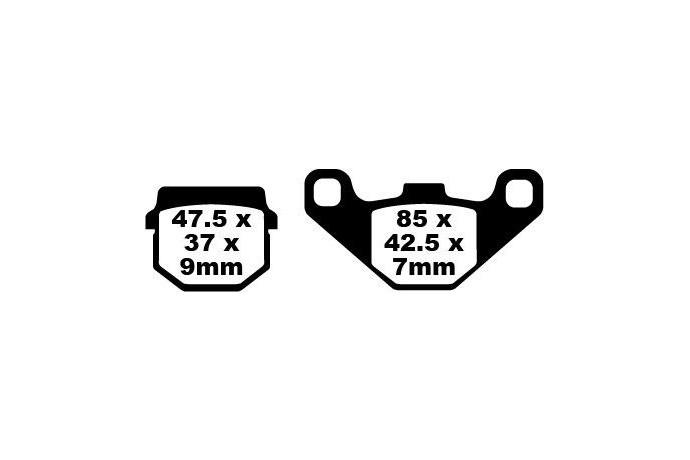 Jeu de plaquettes de frein EBC Performance FA083R Utilisation Intensive Jeu de plaquettes de frein EBC Performance FA083R Utilisation Intensive