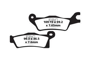 Jeu de plaquettes de frein EBC Performance FA618R Utilisation Intensive