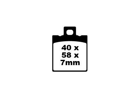 Jeu de plaquettes de frein EBC FA047V Utilisation Route