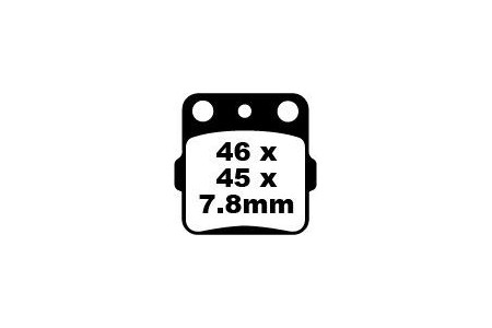 Jeu de plaquettes de frein EBC Performance MXS084 Utilisation Intensive