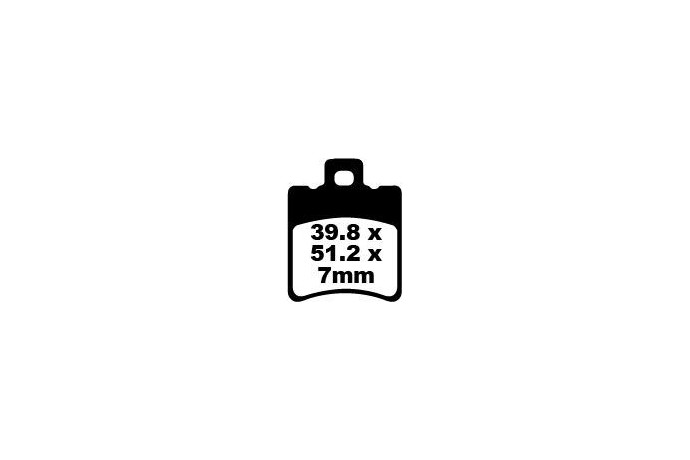 Jeu de plaquettes de frein EBC SFA193 SFA193HH,SFAC193 Utilisation Ville et Route