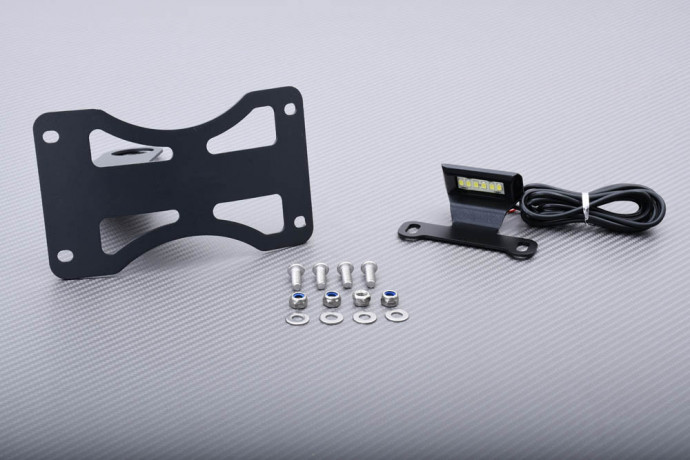 Support de plaque latéral avec éclairage LED Support de plaque latéral avec éclairage LED