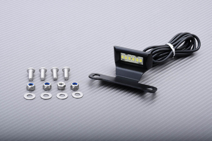 Support de plaque latéral avec éclairage LED Support de plaque latéral avec éclairage LED