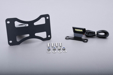 Portamatrícula lateral + Luz de matrícula LED YAMAHA VMAX 1700 2009 - 2017