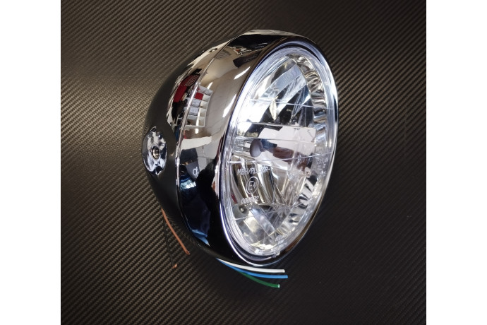 Phare rond universel LSL Chromé