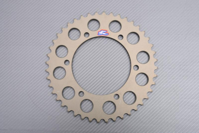 Couronne RENTHAL Light 520 SUZUKI GSXR 750 SRAD / KAWASAKI ZZR / ZXR 400 / 750 / ZX6R 1990 - 2004 Couronne RENTHAL Light 520 SUZUKI GSXR 750 SRAD / KAWASAKI ZZR / ZXR 400 / 750 / ZX6R 1990 - 2004
