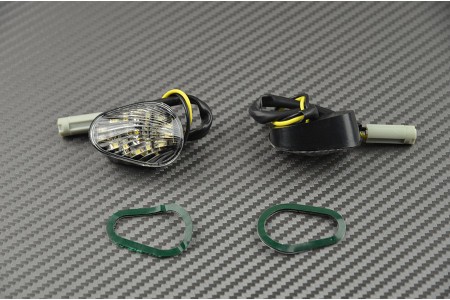 Paire de clignotants avant LED goutte d'eau Yamaha R1 2002 / 2014 R6 2003 / 2014