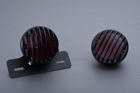 Piloto trasero y soporte de matrícula adaptable universal Custom