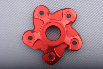 Kettenradträger aus eloxiertem Aluminium DUCATI MONSTER S2R / S4R / SBK 848 / 998 / HYPERMOTARD 821 / 950 / 1100 1994 - 2023