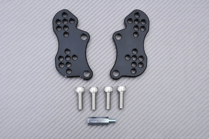 Pletinas de estriberas delanteras de origen SUZUKI SV / SVS 650 / GSXR 600 / 750 / 1000 1996 - 2012 Pletinas de estriberas delanteras de origen SUZUKI SV / SVS 650 / GSXR 600 / 750 / 1000 1996 - 2012