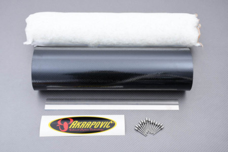 Restaurierungssatz / Auspuffhülle aus Carbon /Steinwolle  AKRAPOVIC  P-RK53CL48 HONDA CBR 900 / 919 / 929 / 954 RR 1994 - 2003