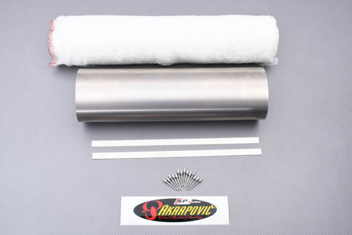 Restaurierungssatz / Auspuffhülle aus Titan /Steinwolle  AKRAPOVIC  P-RK74TL45 YAMAHA FZ1 / FAZER 1000 2006 - 2015