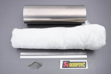 Kit Restauration / Enveloppe en Titane / Laine de roche AKRAPOVIC  P-RKS126TL40 APRILIA RSV 1000 / TUONO 2004 - 2010