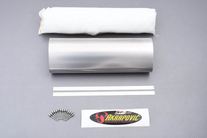 Kit restauración / Carcasa de escape en titanio / Lana de fibra de vidrio AKRAPOVIC P-RK121TT40 KAWASAKI ER6 N / F / VERSYS 650 Kit restauración / Carcasa de escape en titanio / Lana de fibra de vidrio AKRAPOVIC P-RK121TT40 KAWASAKI ER6 N / F / VERSYS 650