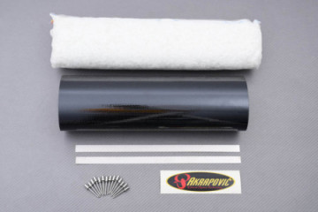 Kit Restauration / Enveloppe en Carbone / Laine de roche AKRAPOVIC  P-RK55CD40 MONSTER 600 / 620 / 750 / 800 / 1000 1994 - 2005