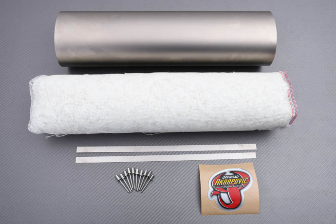Restaurierungssatz / Auspuffhülle aus Titan / Steinwolle OFF ROAD AKRAPOVIC RK56TM42