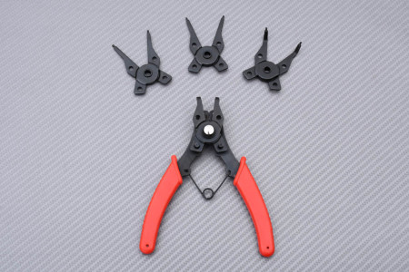 Pince à circlips intérieurs / extérieurs