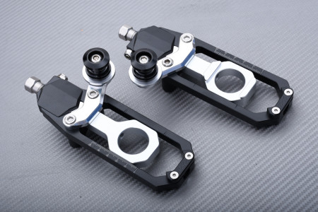 Par de tendores de cadena de aluminum con soporte diabolos YAMAHA YZF R1 / R1M 2015 - 2023