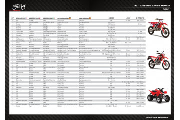 Kit premium viteria ATV / Cross / Enduro / Trial HONDA