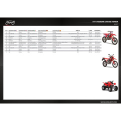 Kit Intermédiaire visserie ATV / Cross / Enduro / Trial HONDA